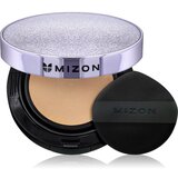 Mizon Vegan Collagen Cushion SPF38 PA++ dugotrajni puder u spužvici s visokom UV zaštitom nijansa #23 Natural Sand Beige 2x15 g | shoptok.hr