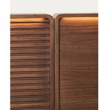 Kave Home Rjava zakonska postelja iz masivne breze z letvenim dnom 180x200 cm Norlen – | Shoptok.si