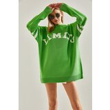 Bianco Lucci Women's Oversize Printed Knitwear Sweater | shoptok.hr