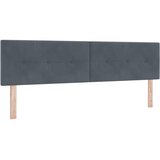  s opruga kutije Tamno siva 200 x 180 cm Baršun | shoptok.hr