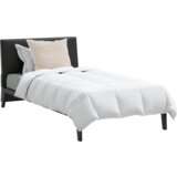 vidaXL Odeja Drugo z blazino 2 pcs Bela 155 x 220 cm Puh | Shoptok.si