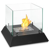 Klarstein Phantasma Cubo, kamin na etanol, brez dima in vonja, gorilnik iz nerjavečega jekla, varnostno steklo | Shoptok.si