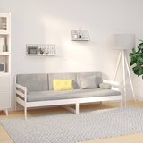  Dnevni krevet bez madraca bijeli 80 x 200 cm masivna borovina | shoptok.hr