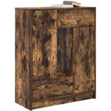  Komoda s predali in vrati, dimljeni hrast, 73x31x90 cm | Shoptok.si