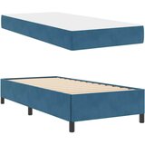  Krevetna konstrukcija Tamno plava 100 x 200 cm tkanina | shoptok.hr