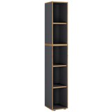 MID.YOU Pisarniški Regal Salia B30, Antracit, Barva Hrasta | Shoptok.si