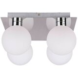 Candellux Lighting stropna svetilka v srebrni barvi s steklenim senčnikom 25x25 cm oden - candellux lighting Cene