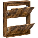  Ormar za cipele na zidu UTRECHT 71 x 17 x 86 cm Dimljeni hrast | shoptok.hr