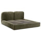 Micadoni Zeleni tapecirani bračni krevet s prostorom za odlaganje s podnicom 180x200 cm Martina – | shoptok.hr