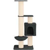  Mačje drvo s sisalnim postoljima za grebanje Tamnosiva 137 cm | Eponuda.ba