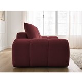 Bobochic Paris Bordo rdeča sedežna garnitura iz šenilje 278 cm Everest – | Shoptok.si