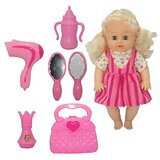 Magic Toys Dorina 38cm velika lulajoča lutka s frizerskim setom, dodatki in zvočnimi efekti | Shoptok.si