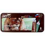 Boja tempera Aero 7,5ml tubice 12 kom u limenoj kutiji, design lav Cene