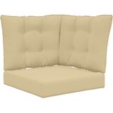  Zunanja blazina za kavč 3 pcs Bež Poliester, (5000202660) | Shoptok.si