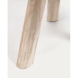Kave Home Okrogla mizica iz masivnega tika v naravni barvi ø 55 cm Glenda – | Shoptok.si
