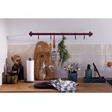 Mette Ditmer Denmark Bordo rdeč stenski obe&amp;scaron;alnik iz nerjavečega jekla 70 cm Hang-It &amp;ndash; Slike