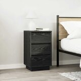  Noćni ormarić s LED svjetlima crni 38x34x65 cm | shoptok.hr