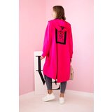 Kesi Oversize fuchsia cape with hood | shoptok.hr