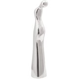 vidaXL Skulptura Srebrna Aluminij 10 x 16 x 49 cm Privlačan Dizajn | shoptok.hr