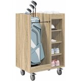 Golf ormar s kotačem Jednobojno Sonoma hrast 65 x 45 x 98 cm | shoptok.hr