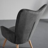 Bessagi Home fotelj natalie, siva | Shoptok.si