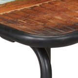  Barske stolice 2 kom od masivnog obnovljenog drva Smeđa 44 x 44 x 84 cm | Shoptok.si