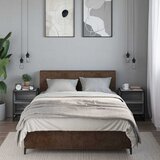  Noćni ormarići 2 kom Sivi Sonoma Konstruirano drvo i metal | shoptok.hr