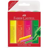 Faber-Castell Faber-Castell: 4-delni komplet super fluorescentnih označevalcev teksta | Shoptok.si