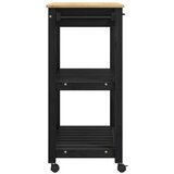  Kuhinjski kolica Jednobojno Crna 88 5 x 40 x 84 cm | shoptok.hr