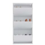 Hanah home Ormar za cipele 3 Piece Metal White | ePonuda.com