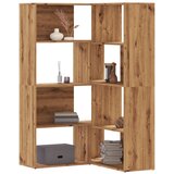 vidaXL Kutni regal z knjige 4 razine artisian hrast 85x85x140cm drveni | shoptok.hr