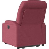  Električni naslonjač na podizanje od tkanine boja vina | shoptok.hr