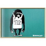  Plakat - Evil Monkey 30x21 Zlatni okvir | shoptok.hr