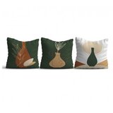 WALLXPERT HMI KIR 127 Set od 3 ukrasna jastuka, 43 x 43 cm, Šareni cijene