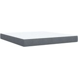 vidaXL Krevet s oprugama i madracem tamnosivi 180x200 cm baršunasti | shoptok.hr