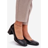 VINCEZA Leather Patent Heels On A Stiletto | ePonuda.com