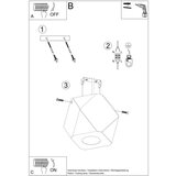  Stropna svetilka WOODY 1 naravni les, (21347664) | Shoptok.si