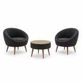 Atelier Del Sofa fotelje i klub stočić lida linen anthracite | Eponuda.com