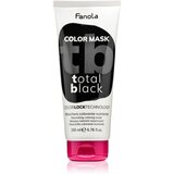Fanola color mask hranljiva i obojena maska za kosu 200 ml nijansa total black | shoptok.hr