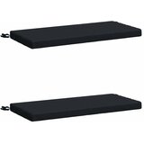  Jastučići za klupe - 2 dijela SOEST 2 kom. 100% poliester - Tamno plava 80 x 40 x 5 cm Melange | shoptok.hr