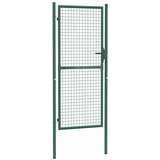  Vrata za ogradu Čelik 100x200 cm Zelena | shoptok.hr