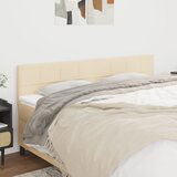 The Living Store Posteljno vzglavje 2 kosa krem 100x5x78/88 cm blago - Vzglavje, (21660490) | Shoptok.si