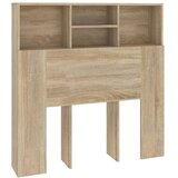  Uzglavlje s ormarićem boja hrasta sonome 100 x 19 x 103 5 cm | shoptok.hr