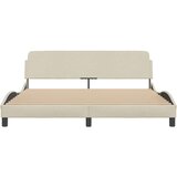  Okvir za krevet Dover krem 160x200 cm od tkanine | shoptok.hr