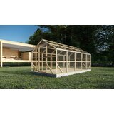  Drveni plastenik CASA XL 2.6m x 5m, polykarbonat 4mm | shoptok.hr