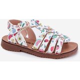 Boto Girls Children's Sandals Made Of Eco Leather Fruits Multicolor Mariana | Shoptok.si