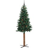 vidaXL Ožja jelka med 300 LED Zelena 210 cm PVC in trden bor | Shoptok.si