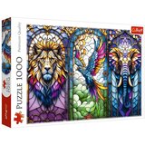 Trefl Živalski vitražni 1000-delni puzzle - Cene