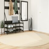 vidaXL Preproga HUARTE s kratkimi vlakni mehka pralna krem Ø 200 cm | Shoptok.si