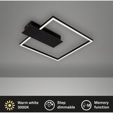 BRILONER 3544-015 - LED prigušiva stropno svetlo NICO LED/12W/230V crna | Eponuda.com